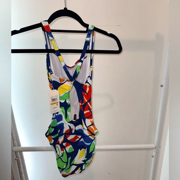 NWT Nautica Women's Standard One Piece Crossback Tummy Control Quick Dry Small - Picture 6 of 11